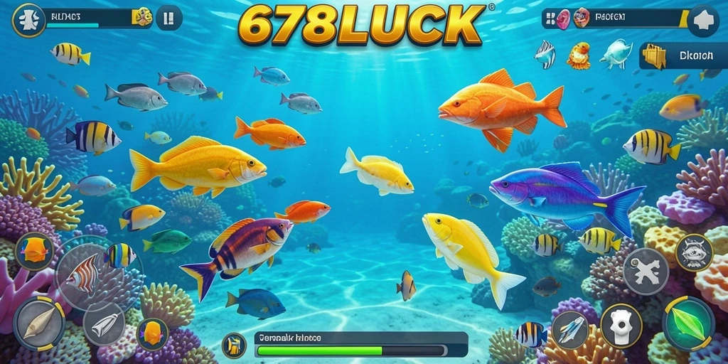 Tampilan menarik dari gameplay Tembak Ikan di 678LUCK.