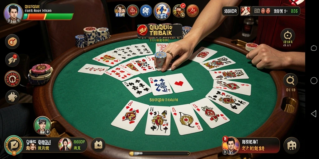 Screenshot gameplay QiuQiu dari 888IDR yang seru dan menantang.