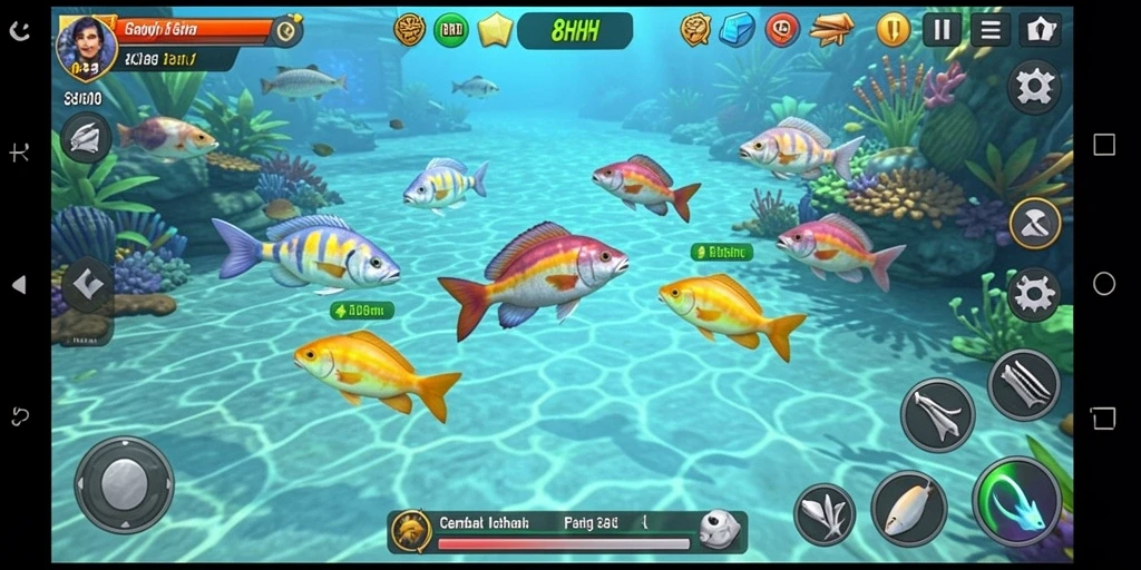 Gameplay seru Tembak Ikan di 8HHH.