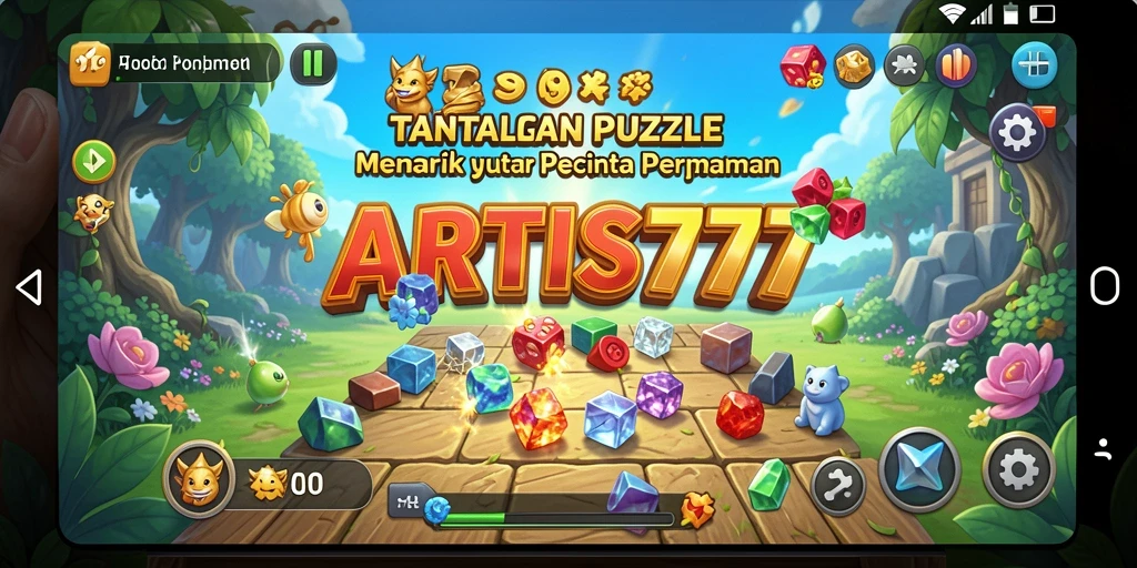 Gameplay seru penggemar Puzzle di ARTIS777.