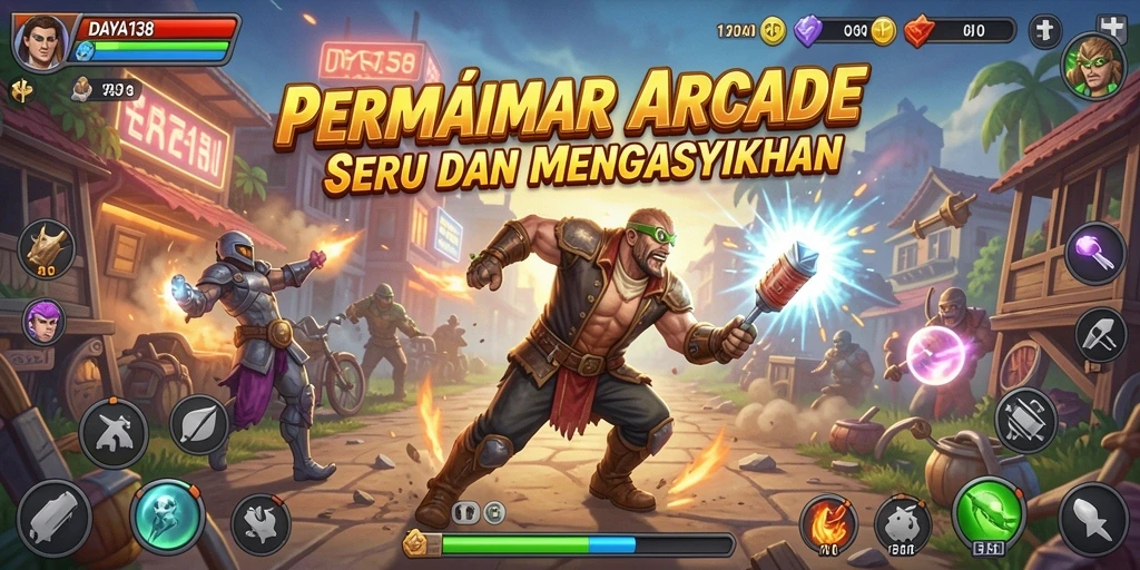 Tampilan gameplay menarik dari DAYA138 dengan aksi arcade yang intens.