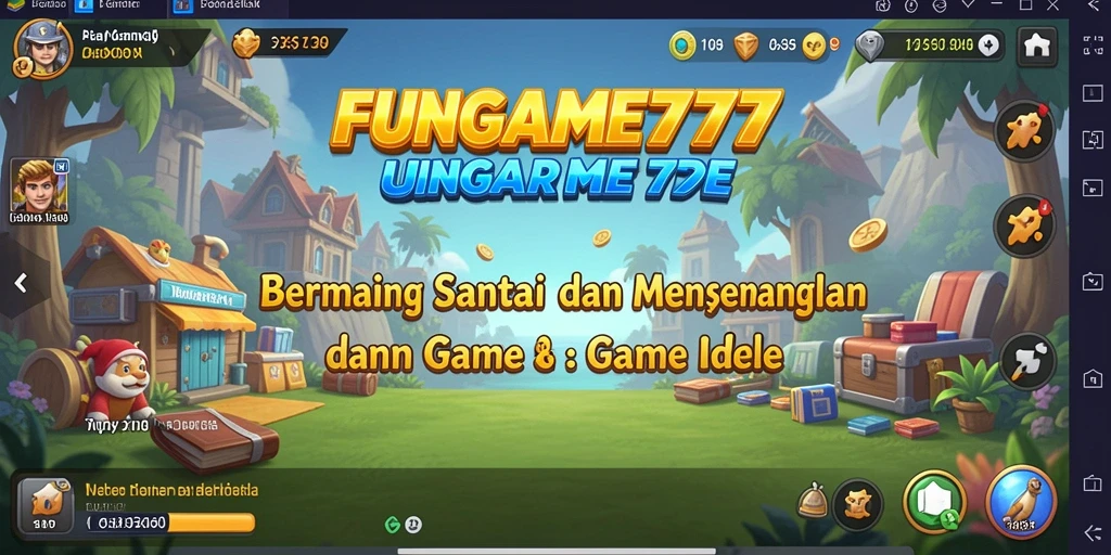 Tampilan gameplay FUNGAME777 yang menarik dan menyenangkan.