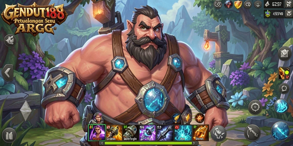 Tangkapan layar dari pengalaman gameplay menarik GENDUT188.