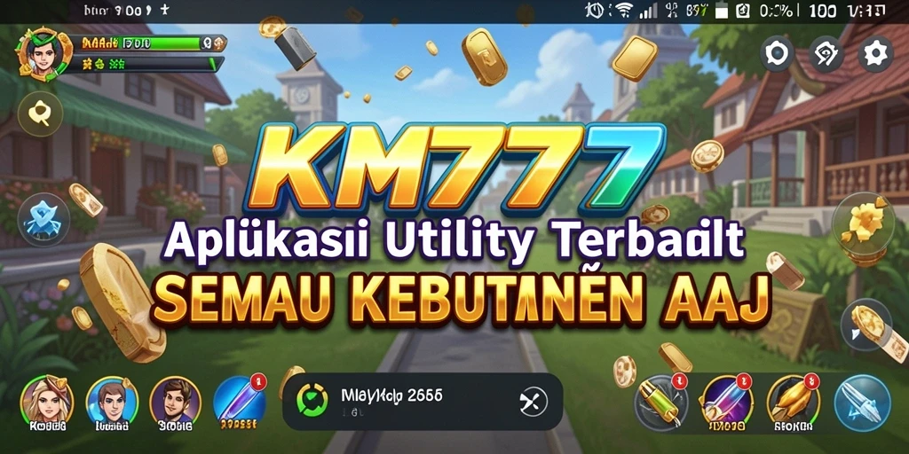 Tampilan antarmuka KM777 yang intuitif dan ramah pengguna.