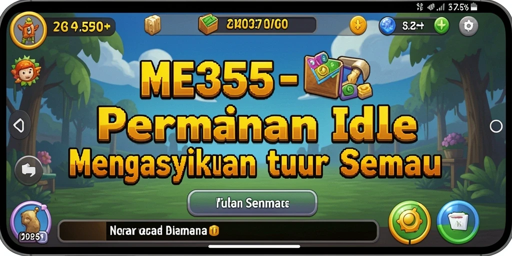Gameplay menarik ME355 yang menampilkan petualangan Idle yang seru.
