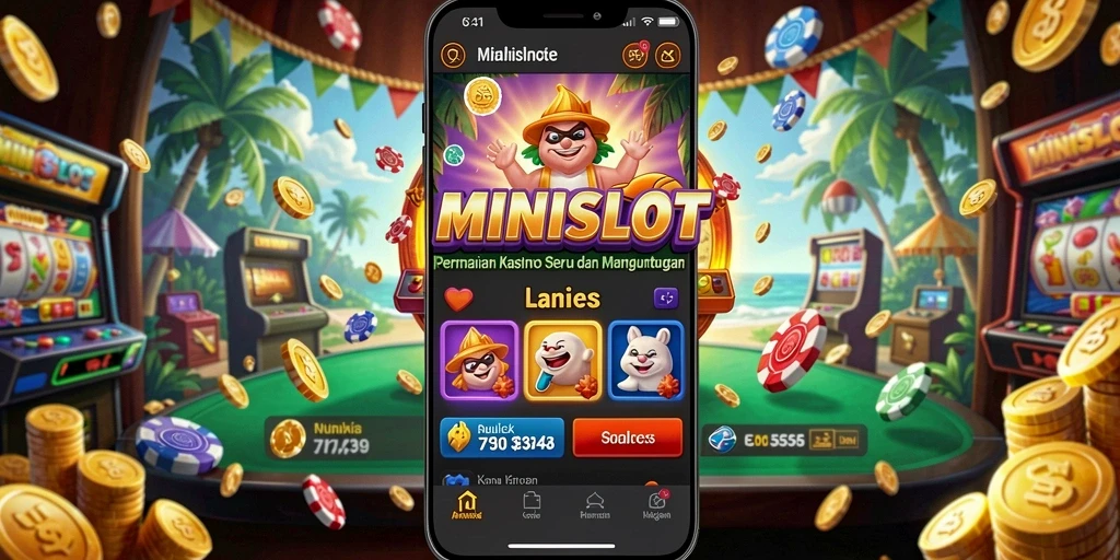 Screenshot MINISLOT menunjukkan gameplay menarik dengan grafis berkualitas tinggi.