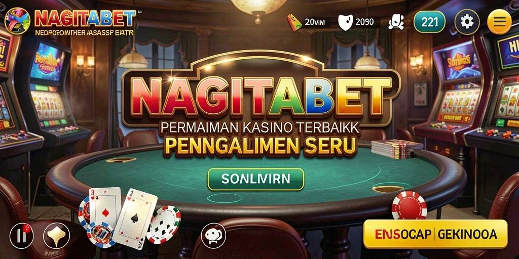 Screenshot gameplay NAGITABET yang menampilkan suasana seru permainan Kasino.