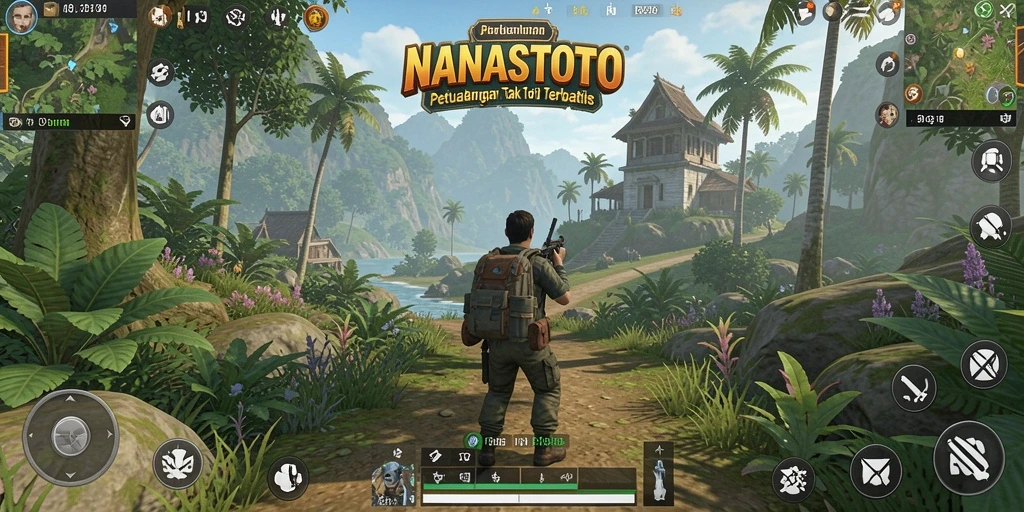 Gameplay seru di dunia terbuka NANASTOTO yang penuh petualangan.