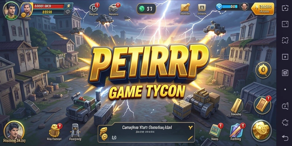 Tampilan gameplay PETIRRP yang seru dan menantang.