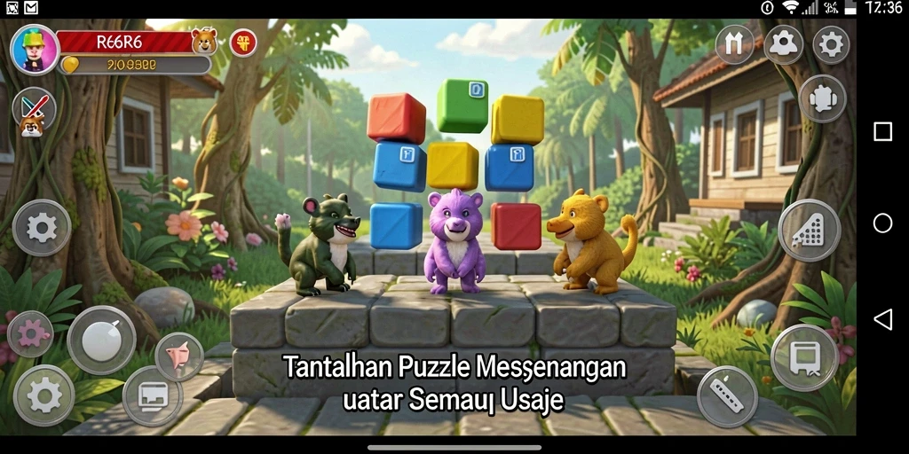 Gameplay R6R6 yang mengasah otak dan penuh tantangan.
