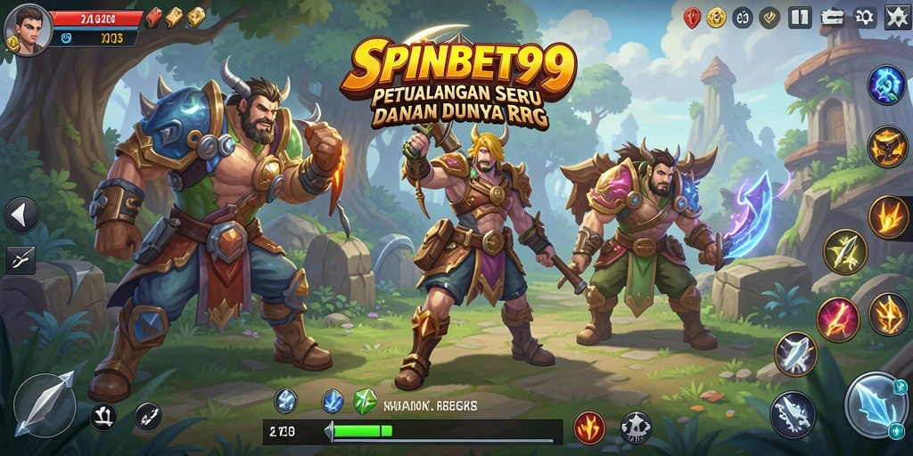 Tampilan gameplay RPG yang menegangkan dan memikat di SPINBET99.